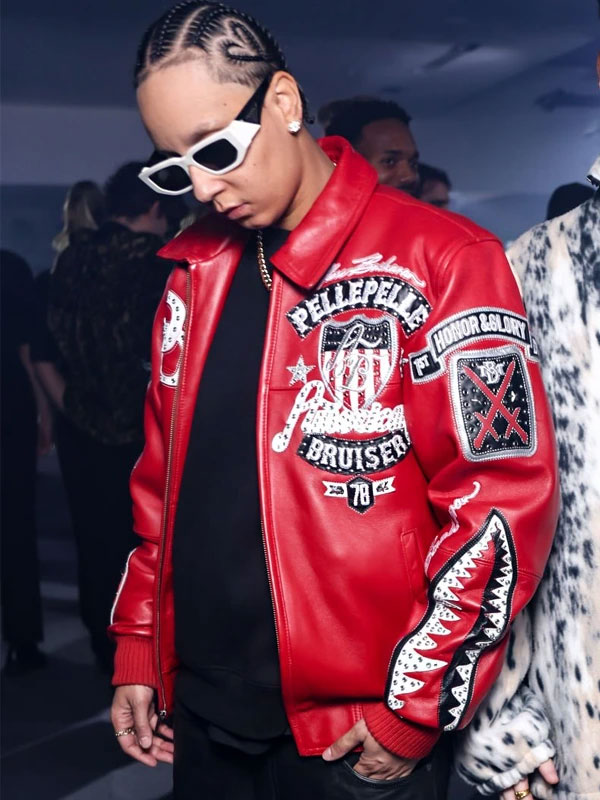 Pelle Pelle American Bruiser Leather Bomber Jacket