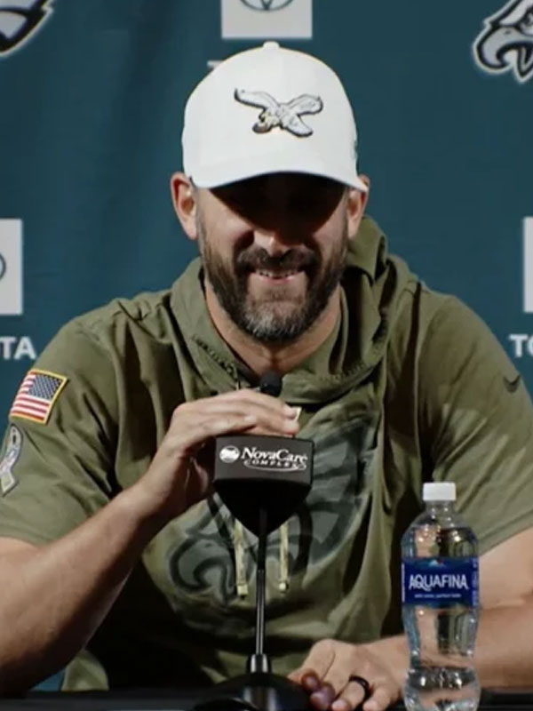 Philadelphia Eagles Nick Sirianni Salute to Service Hoodie