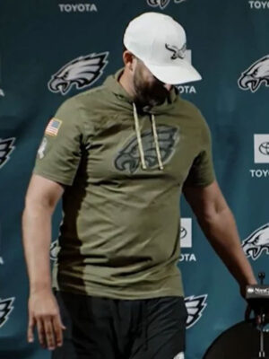 Philadelphia Eagles Nick Sirianni Salute to Service Hoodie