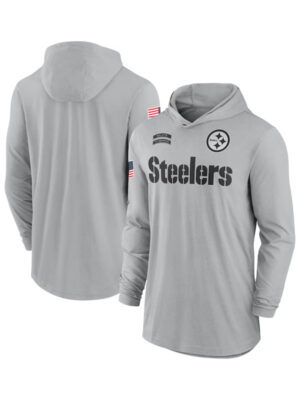 Pittsburgh Steelers Salute to Service Long Sleeve Hoodie