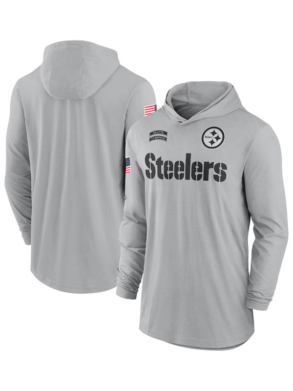 Pittsburgh Steelers Salute to Service Long Sleeve Hoodie