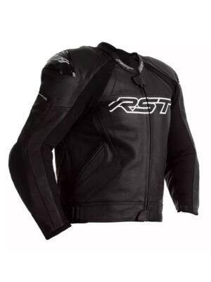 RST Tractech Motor Biker Padded Black Jacket