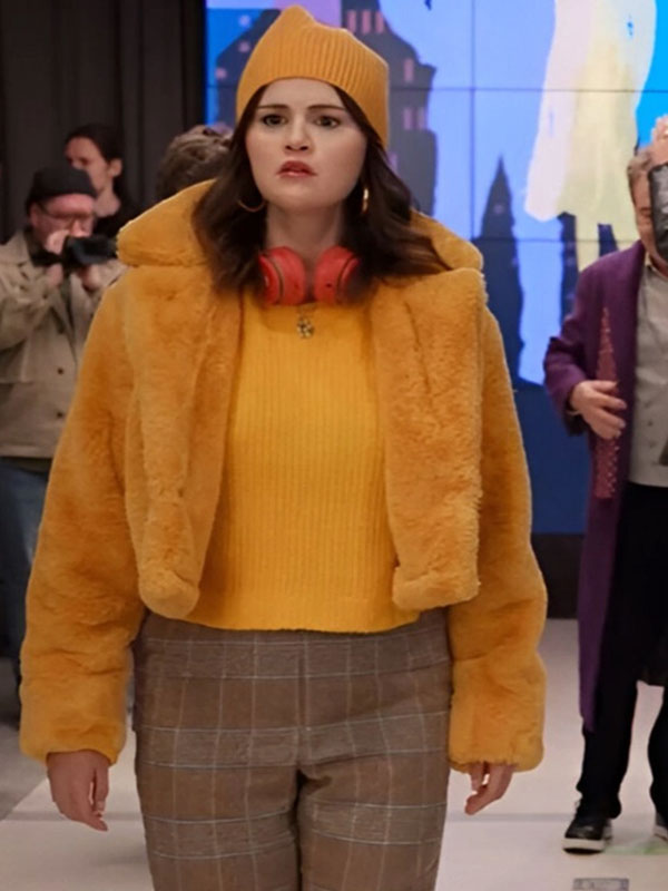 S04 Selena Gomez Only Murders in the Building Fur Jacket