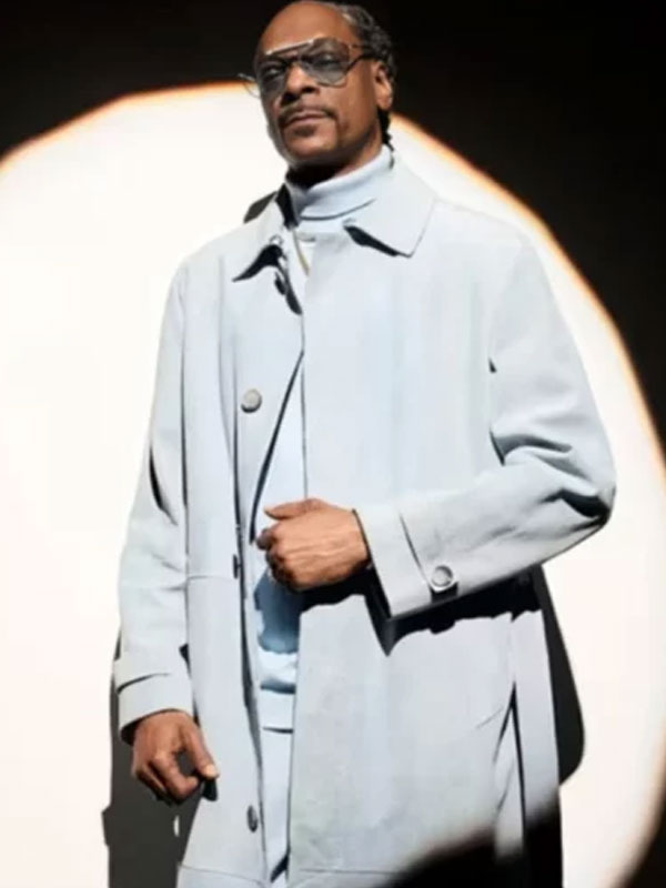 S26 Snoop Dogg The Voice Grey Trench Coat