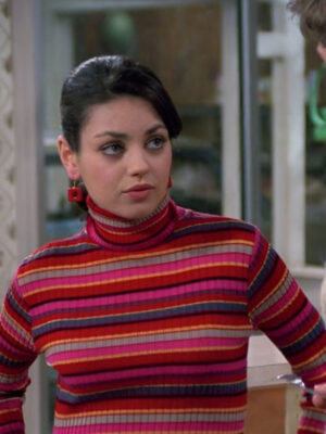 S5 Jackie Burkhart That 70s Show Striped Sweater