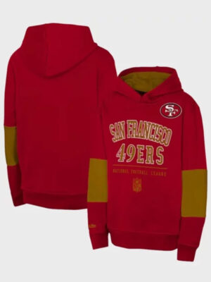 San Francisco 49ers Retro Fleece Pullover Hoodie