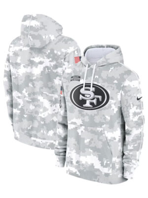 San Francisco 49ers Salute to Service Arctic Camo Hoodie