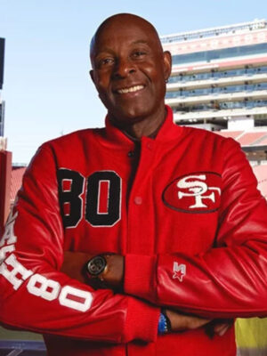 San Francisco Jerry Rice GOAT Varsity Red Jacket