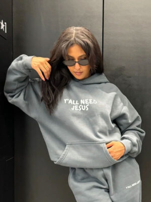 Smile You Made Gods Wake Up List Oversized Pullover Hoodie
