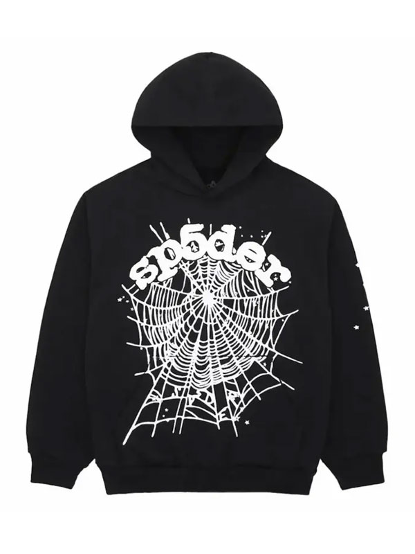 Sp5der OG Web Fleece Oversize Pullover Hoodie