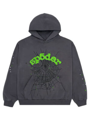 Sp5der Wait Web Slate Fleece Pullover Hoodie