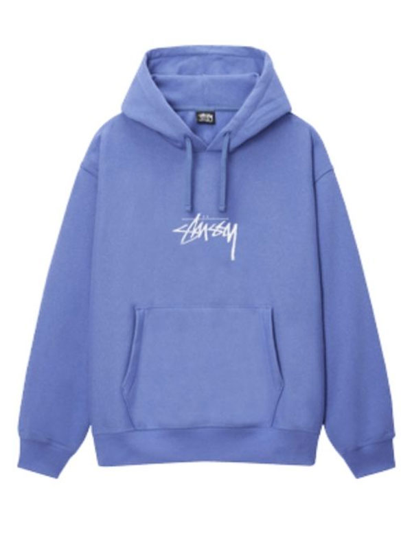 Stussy Applique Fleece Pullover Hoodie