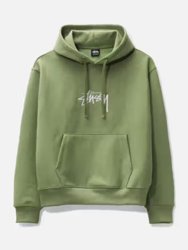 Stussy Applique Fleece Pullover Hoodie