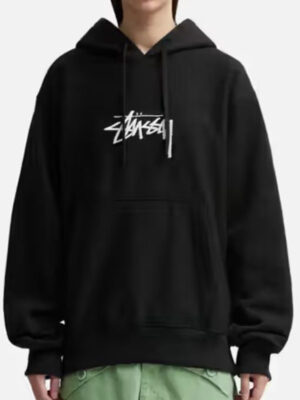 Stussy Applique Fleece Pullover Hoodie