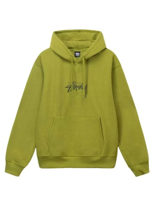 Stussy Applique Fleece Pullover Hoodie