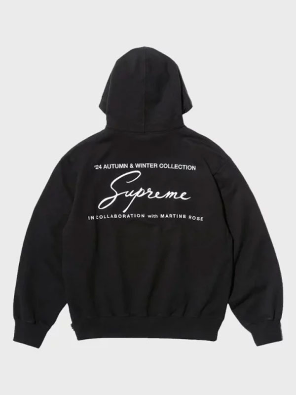Supreme x Martine Rose Black Pullover Hoodie