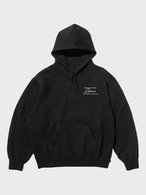 Supreme x Martine Rose Black Pullover Hoodie