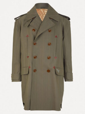 Taylor Swift Stripped Dinner Night Trench Coat