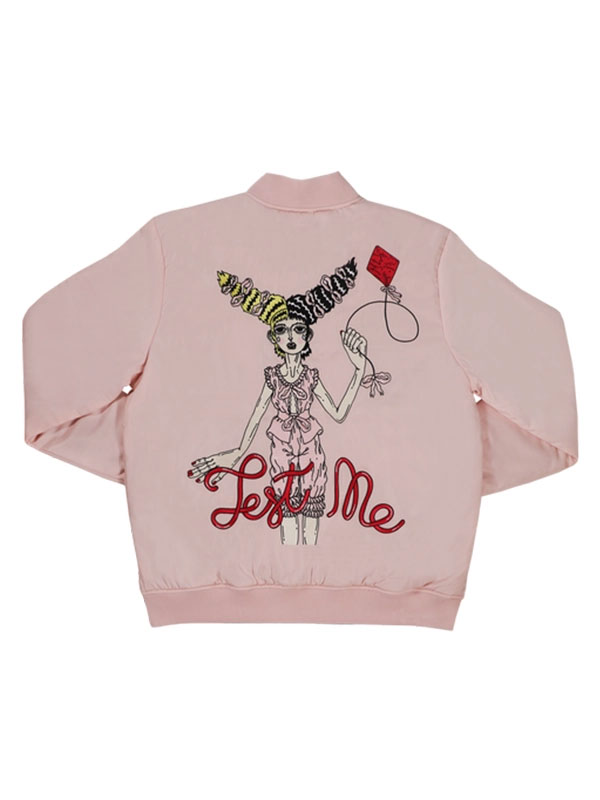 Test Me Pink and Black Unisex Reversible Jacket