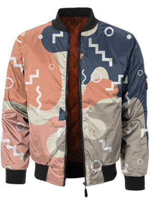 Tik Patterns Full-Zip Bomber Jacket
