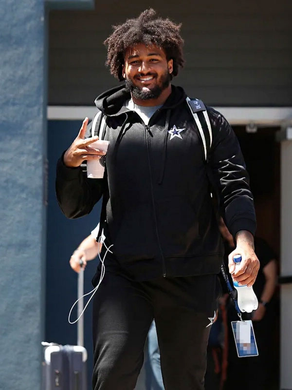 Unisex NFL Dallas Cowboys Black Zip-Up Hoodie