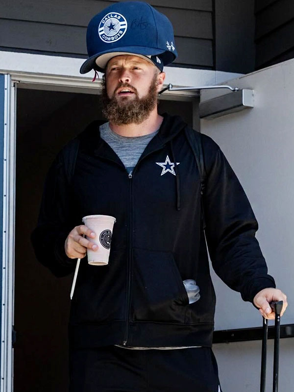 Unisex NFL Dallas Cowboys Black Zip-Up Hoodie