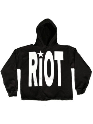 Unisex Riot Oversized Pullover Fleece Hoodie