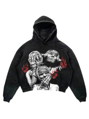 Unisex Silent Walking Oversized Pullover Hoodie