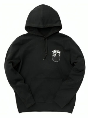 Unisex Stussy 8 Ball Fleece Pullover Hoodie