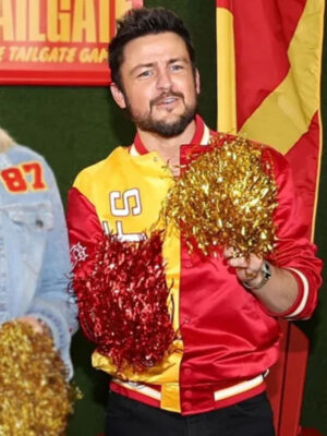Unisex Tyler Hynes Chiefs Satin Varsity Jacket