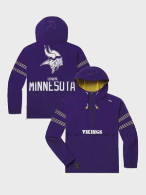 Vikings x UNRL Minnesota Purple DWR Track Hoodie Jacket