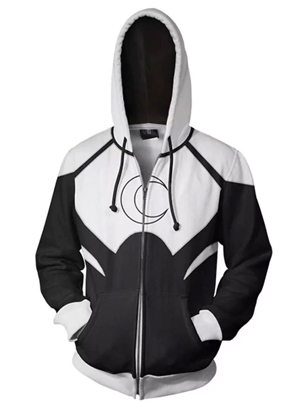 2022 Marvel Moon Knight Fleece Zip-Up Hoodie