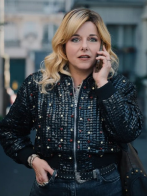 2024 Laure Calamy The Confidante Christelle Sequin Jacket