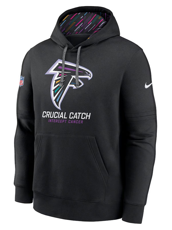 2024 NFL Crucial Catch Atlanta Falcons Pullover Hoodie