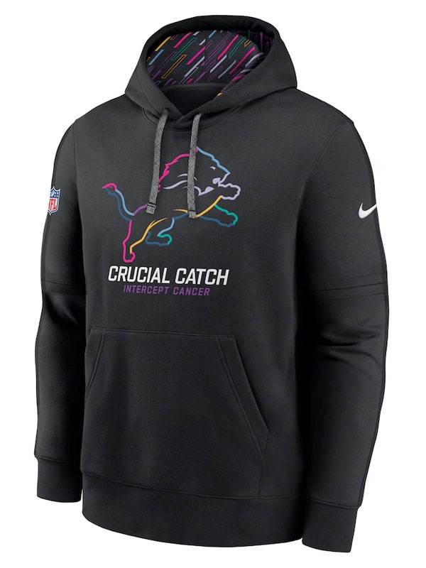 2024 NFL Crucial Catch Detroit Lions Pullover Hoodie