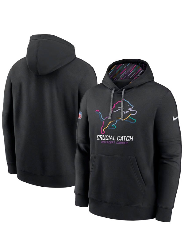 2024 NFL Crucial Catch Detroit Lions Pullover Hoodie