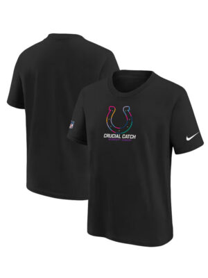 2024 NFL Crucial Catch Indianapolis Colts Black T-Shirt