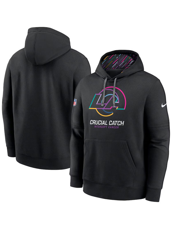 2024 NFL Crucial Catch Los Angeles Rams Pullover Hoodie