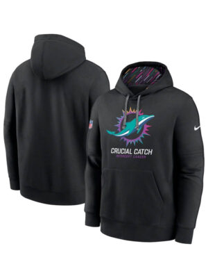 2024 NFL Crucial Catch Miami Dolphins Pullover Hoodie