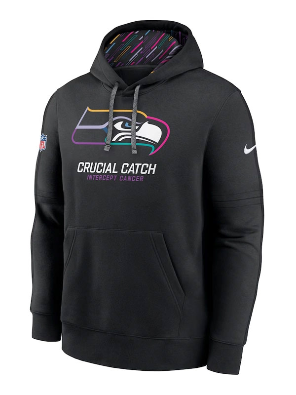 2024 NFL Crucial Catch Seattle Seahawks Pullover Hoodie
