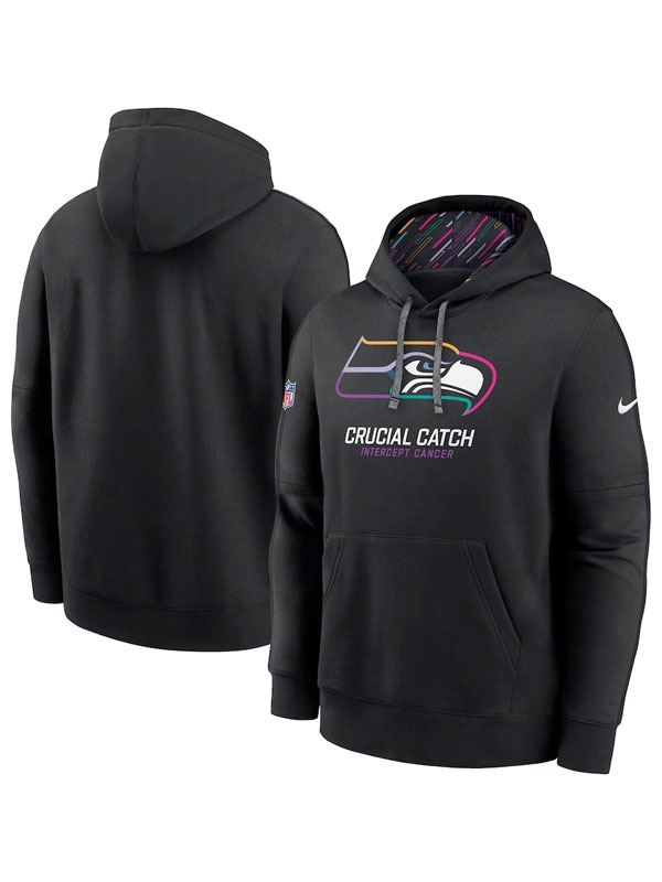 2024 NFL Crucial Catch Seattle Seahawks Pullover Hoodie