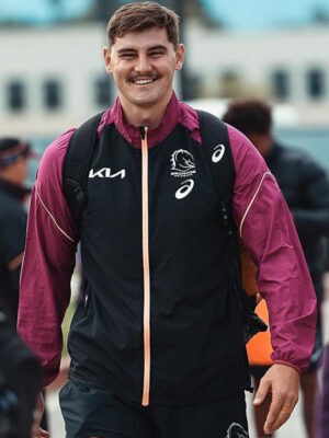 2024 NRL Brisbane Broncos Adult Spray Bomber Jacket