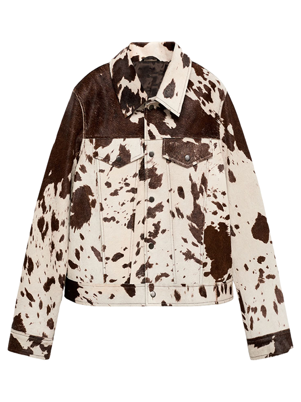 2024 Star Academy Maylys Fur Effect Leather Jacket