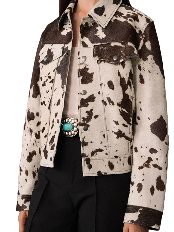 2024 Star Academy Maylys Fur Effect Leather Jacket
