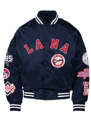 2024 World Tour Lana Del Rey Boston Satin Bomber Jacket
