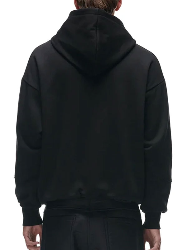 6PM Season Black Fleece Pullover Hoodie