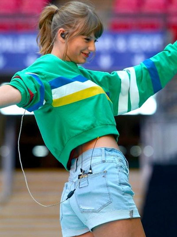American Singer Taylor Swift G Kero Stripes Sweatshirt