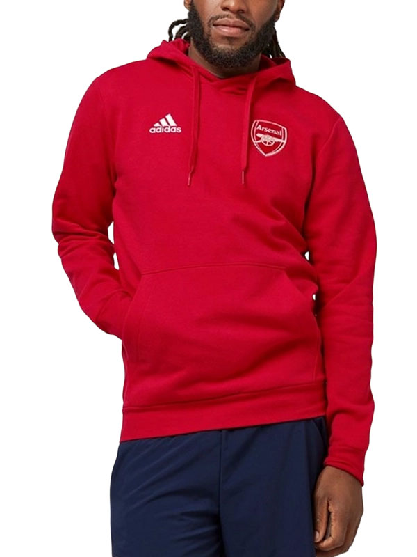 Adidas Arsenal Red Fleece Pullover Hoodie