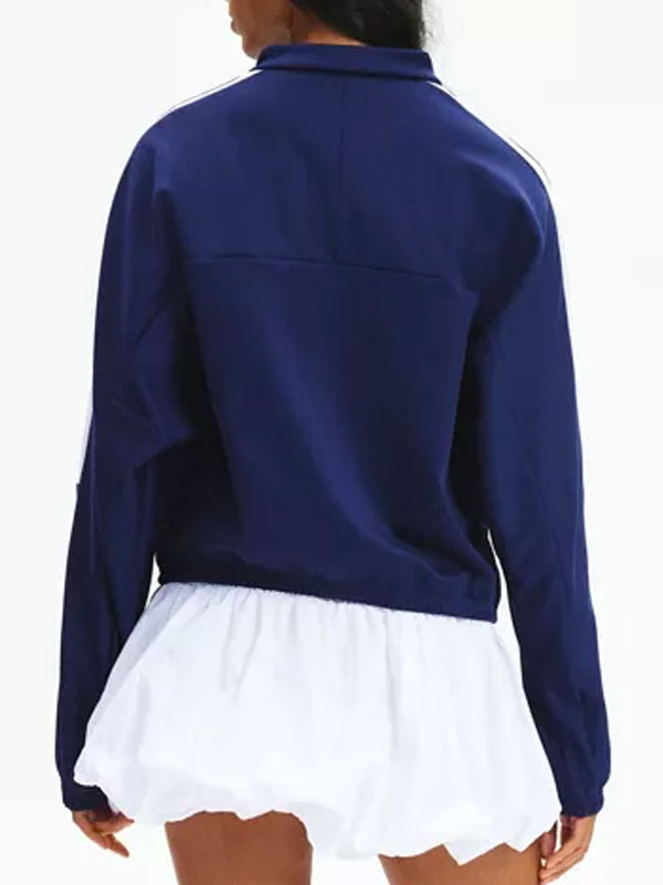 Adidas Tiro 3-Stripes Blue Zip-Up Track Jacket