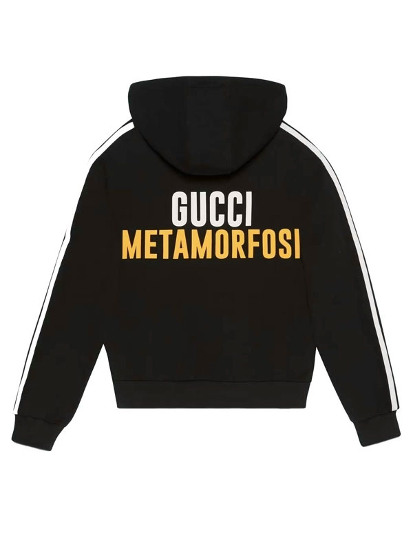 Adidas x Gucci Fleece Black Pullover Hoodie